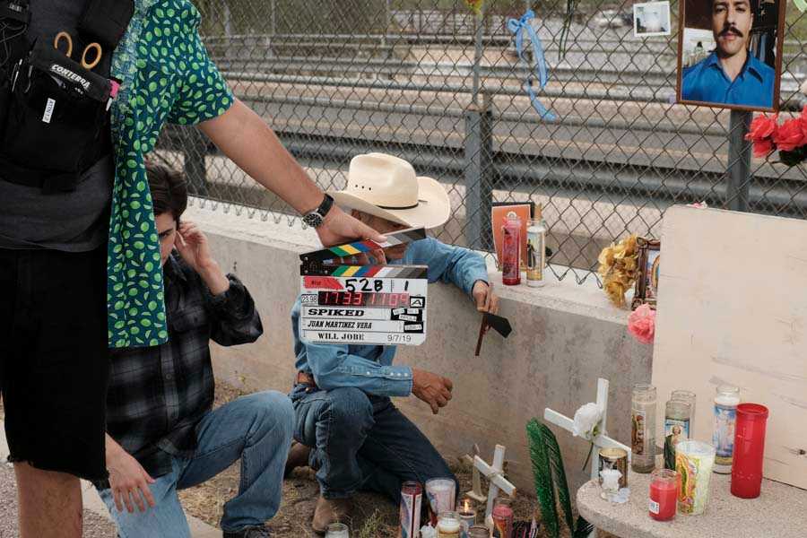 Photo of Spiked Film Crew on set filming