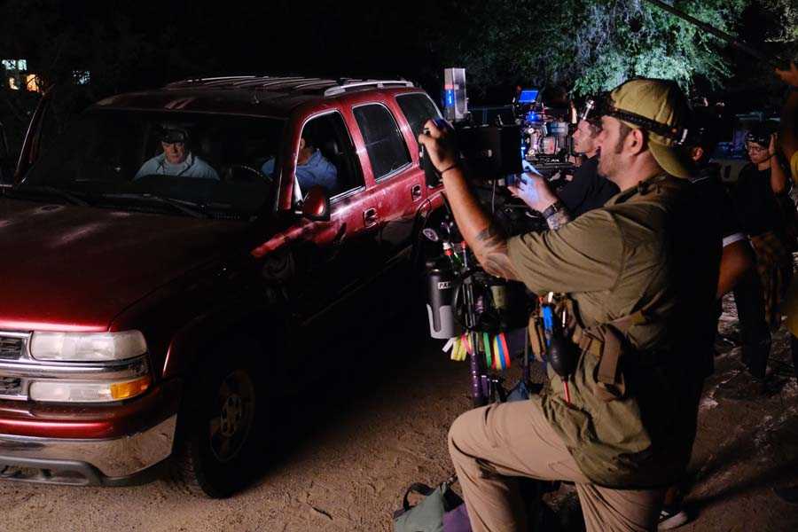 Photo of Spiked Film Crew on set filming